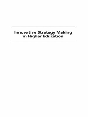 cover image of Innovative Strategy Making in Higher Education